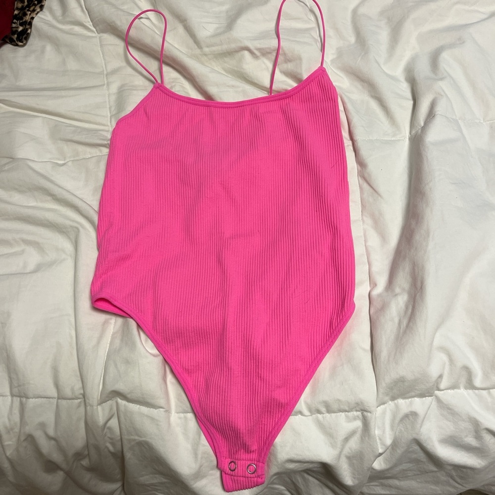 American Eagle Outfitters Pink Bodysuit